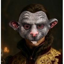 New cross-border Halloween animal mask, rat mask, cosplay costume prop, festival party/prom