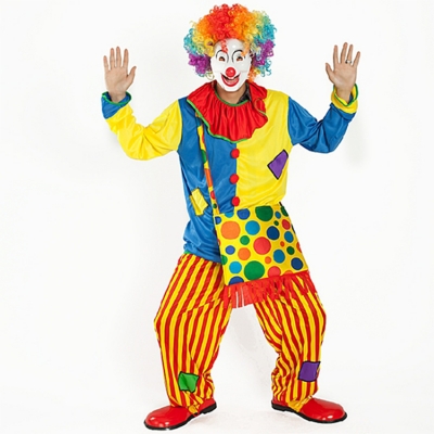 Clown clothes clown performance costumes masquerade clown suit