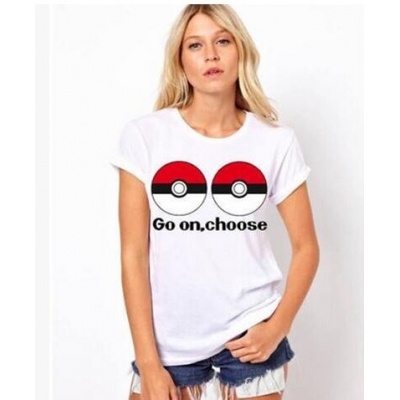 EBAY Amazon explosion models Pokemon Go Pokemon Unisex T-shirt shirt