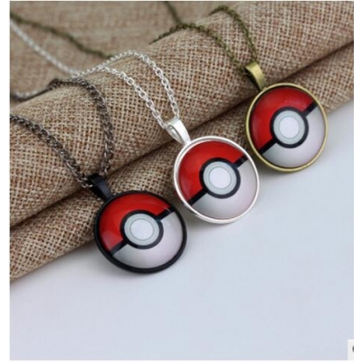 Japanese animation Pokemon Pokemon jewelry necklace diamond necklace tricolor time