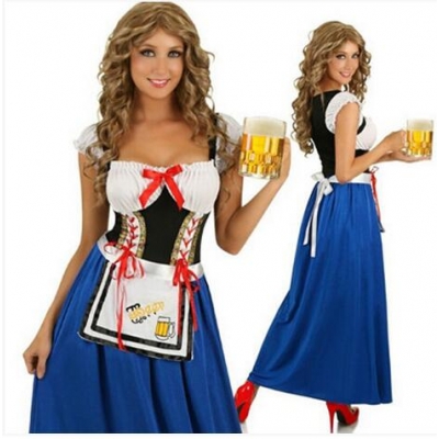 Germany BUZZ clothes Oktoberfest wine Niang clothing trade of the original single traditional Bavarian beer costume dress