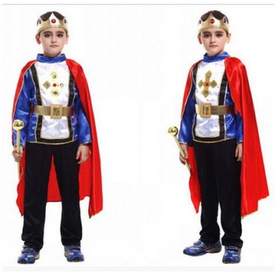 Halloween costumes stage performance clothing children dress masquerade king prince costume