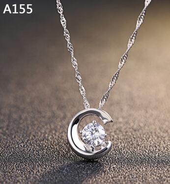 Sterling Silver Necklace female clavicle Korean fashion jewelry pendants pendant ol