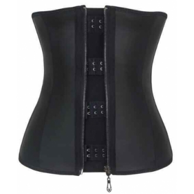 New zipper with clip latex waist trainers