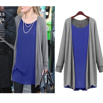 2016 fashion tops ladies new high quality cardivan export loose coat