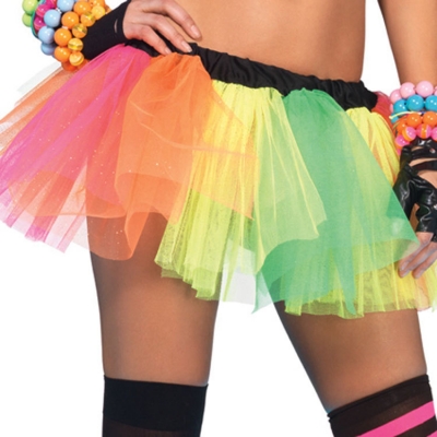 Hot explosion models multicolor multicolored skirt tutu skirt game corset dress with petticoat
