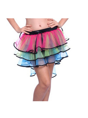 Color fashion wild stage performances skirt tutu