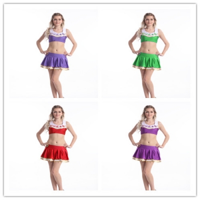 Cheerleader costume sexy girl dress gogo costume