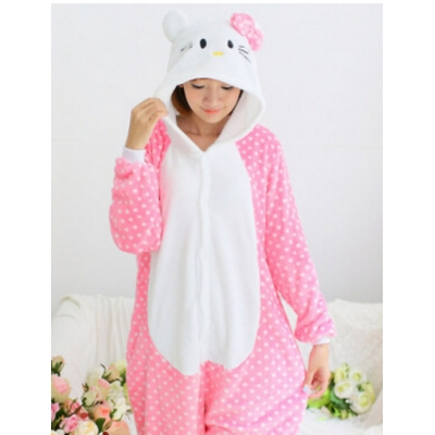 Hot winter animal suits pajamas sleeping wear flannel plus size unisex