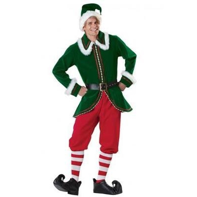 Santa Claus clothing adult male high-grade thick clothing high-end Christmas clothes