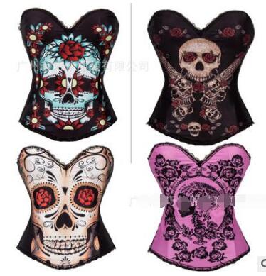 Halloween corset hanging waist chest shaping waist clip palace corset gather waist dance party