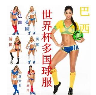 World Cup cheerleaders costume national team football baby clothing cheerleading service