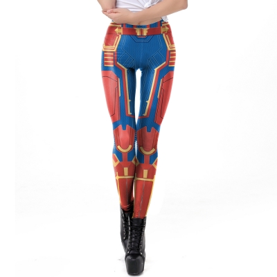 2019 new Marvel Avengers Surprise Captain tight leggings cosplay costume