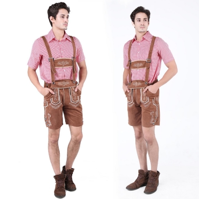 German Oktoberfest clothing spot code shorts beer men's men's waiter clothing