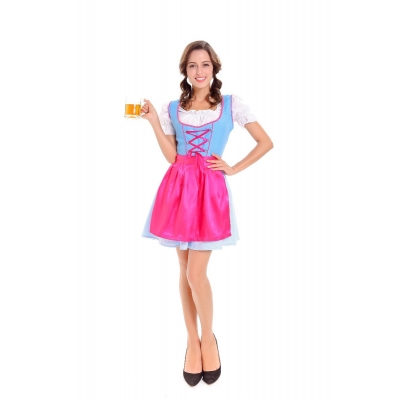 Oktoberfest Costume Cosplay Beer Girl Restaurant Waiter Clothing Maid Wear