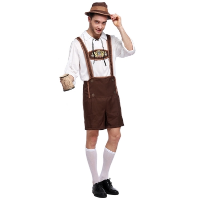 New Self-timer Amazon AliExpress source German Oktoberfest clothing Male adult stage performance clothing