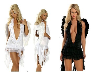 Europe and America game uniform role playing angel demon costume Halloween party night field DS costume