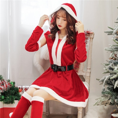 2019 new Japanese and Korean Christmas costumes explosions Christmas set value seven sets of party party stage clothes