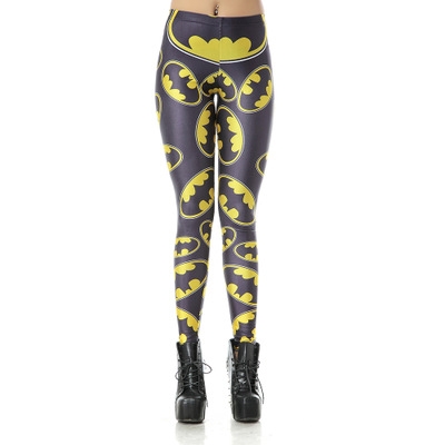 Autumn new print leggings Halloween lady pencil pants