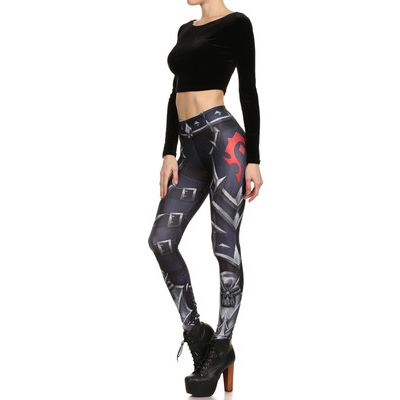 New fashion printed stretch tights digital print leggings wear leggings