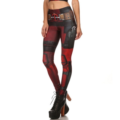 Role playing dead waiter digital print leggings European and American style tight leggings