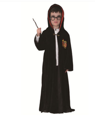 Halloween COS Costume Costume Harry Potter Cloak Magic School Cloak Child Hooded Cloak