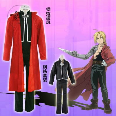 Fullmetal Alchemist cosplay costume Full Steel Red Edward Cosplay Costume