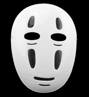 Spirited Away COSPLAY Costume Faceless Male Mask