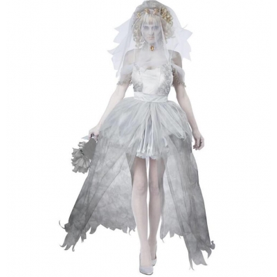 Halloween party ghost bride cosplay cosplay female game uniform zombie costume ghost vampire costume
