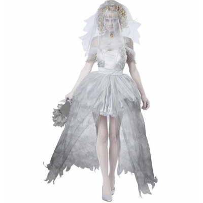 Halloween party ghost bride cosplay cosplay female game uniform zombie costume ghost vampire costume