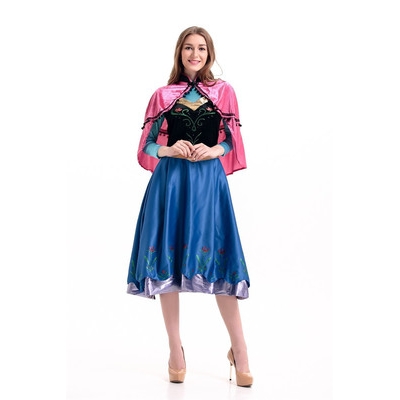 Halloween Frozen Anna Anna Aisha Princess Adult Dress Dress Anime Performance Costume