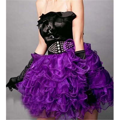 Sexy corset petticoat organza puff skirt European and American uniform petticoat