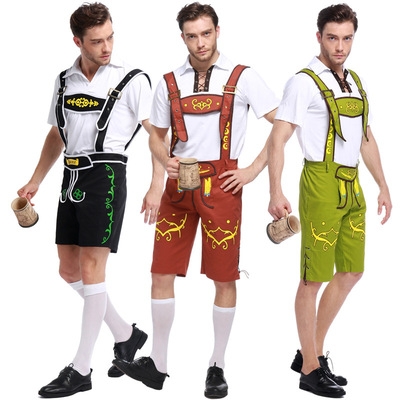 German beer festival costumes Halloween men's uniforms are exported to Europe and the United States