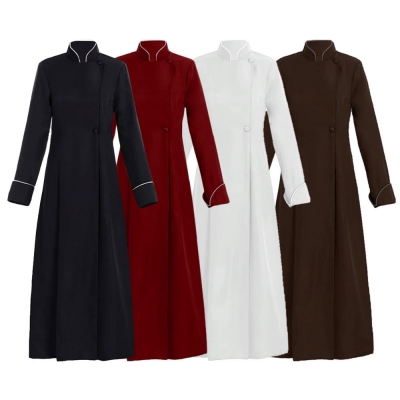 Halloween godfather priest cos clothing Christian priest role-playing solid color cosplay costumes