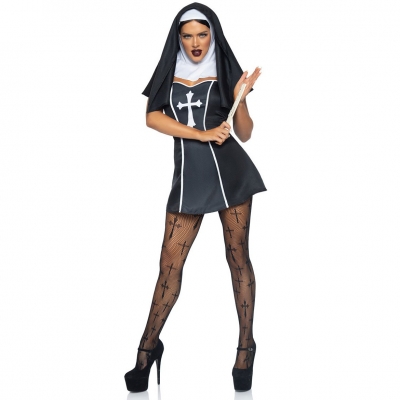 2022 new halloween costume nun costume masquerade costume cosplay nun