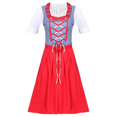 S-XXL adult female German beer uniform uniform Oktoberfest costume Bavarian traditional costume