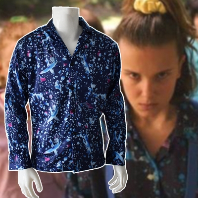 Stranger Things Stranger Things Season 3 cos suit small 11 cosplay long-sleeved shirt