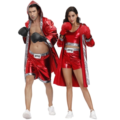 Adult Boxer Halloween Nightclub Prom Party Men and Women Adult Male Boxer Costumes