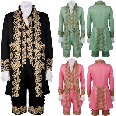 Europe and the United States Halloween court prince dress performance suit cos clothing medieval retro costume cosplay clothing