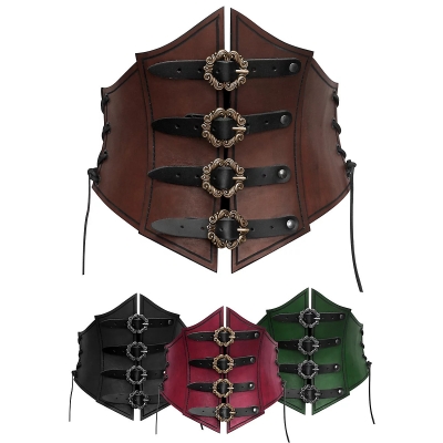 2023 new European and American retro medieval Cosplay cosplay corset waist seal