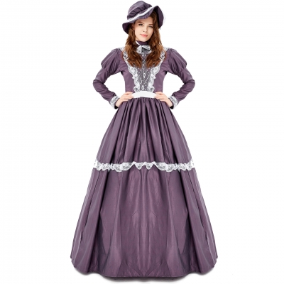 The new Halloween clothing maid service sexy maid costumes European and American beer festival long skirt princess service butler clothing