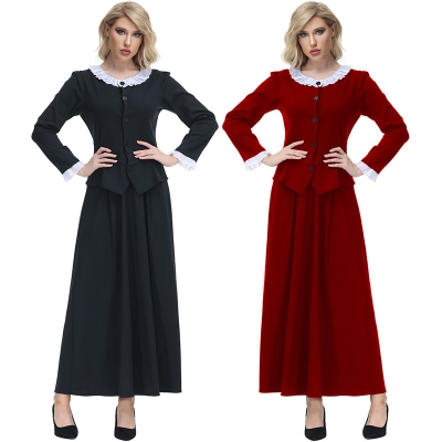 Victorian's medieval retro pioneer clothing housekeeper professional clothing