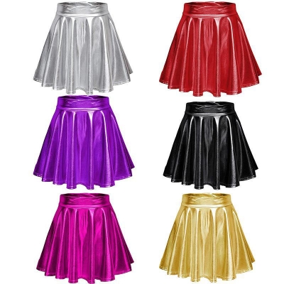 popular Halloween nightclub dress performance pleated half skirt women