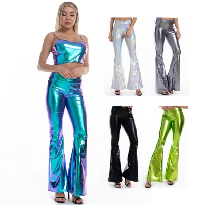 Europe and the United States women's explosive summer new flared pants female multi - color micro la slim trousers female