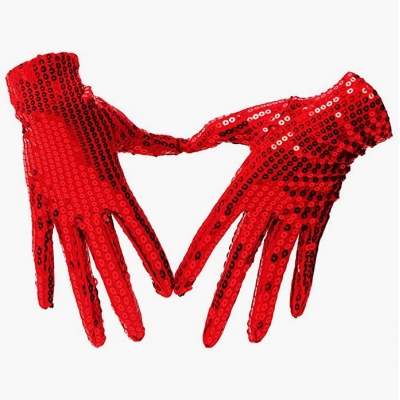 New adult double-sided sequin stage gloves night dance performance gloves fashion trend clothing accessories gloves