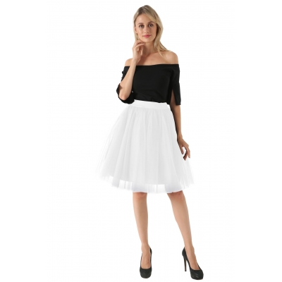 Explosive multi-layer gauze half skirt Peng peng skirt tutu gauze skirt ballet style gauze skirt