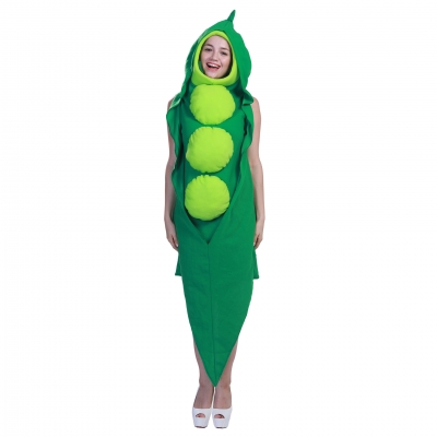 Holiday carnival vegetables stage costume Halloween party cosplay food peas play costume