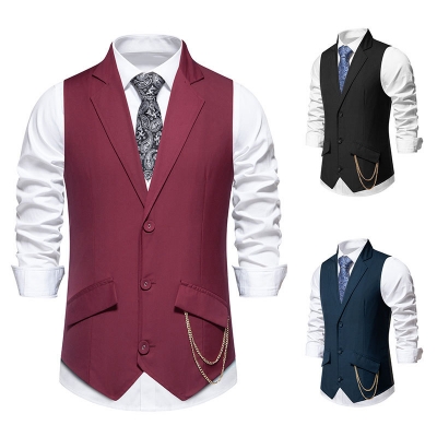 2024 Spring and Autumn Code Code New Men's Suit Vest Wedding Club Lidies Double Dispels Vest Vest vest