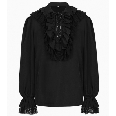2025 New Vampire Renaissance Victorian Steampunk Ruffles