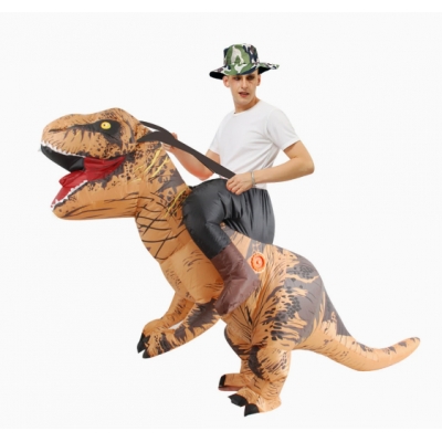 Halloween dinosaur costume riding mount Tyrannosaurus Rex inflatable suit Easter party performance cos suit cross-border